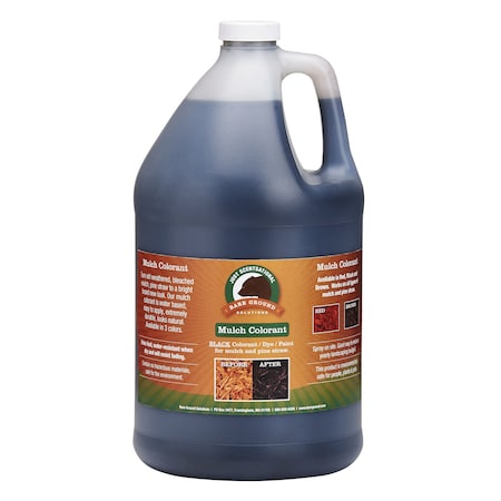 Just Scentsational Black Bark Mulch Colorant Gallon By Bare Ground MC-128BL